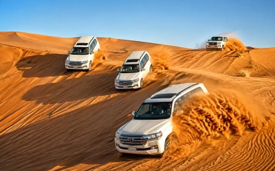 Dune Bashing during Dubai Desert Safari