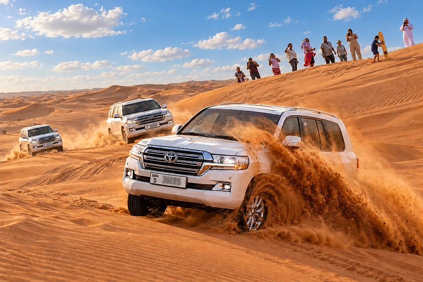 desert safari and dhow cruise dinner